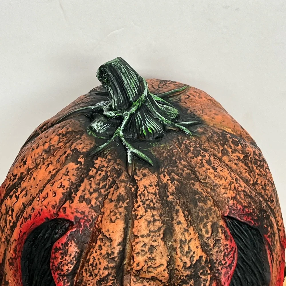 Scary Pumpkin Head Halloween Mask RARE